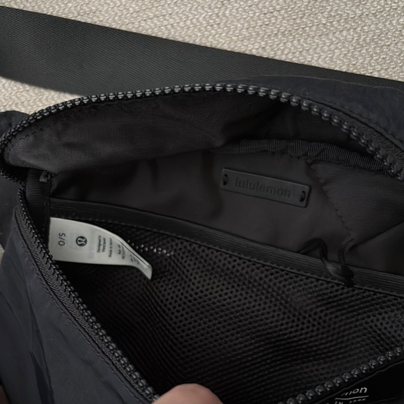 Lululemon Athletica Black Crossbody Bag Sleek Design - Picture 6 of 8
